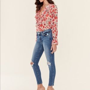 Paige Verdugo Mid Rise Skinny Ankle Jeans